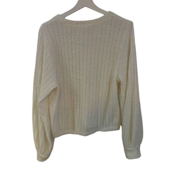 Altar'd State fuzzy long sleeve sweater large - Picture 2 of 4